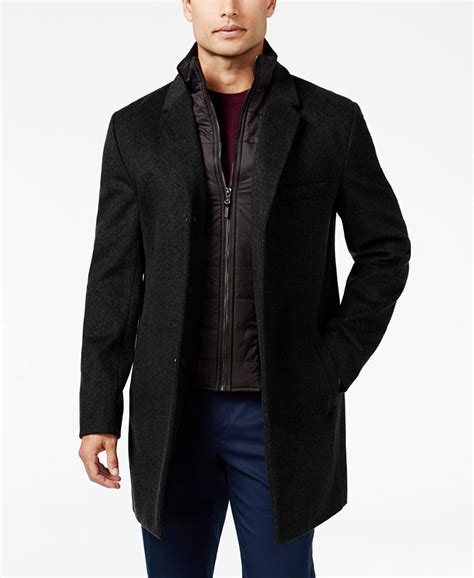 michael kors coats men's|Michael Kors men's overcoat macy's.